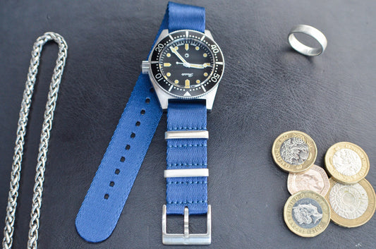 Traditional adjustable ribbed nylon straps – Hexagon Watch Straps